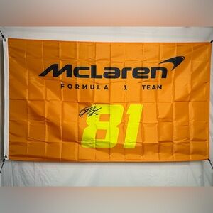 Oscar Piastri McLaren Team Flag 5x3 Ft.